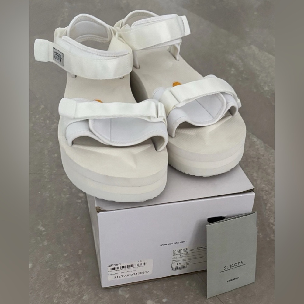 Suicoke Cel-VPO White Sandals Men’s Size 11